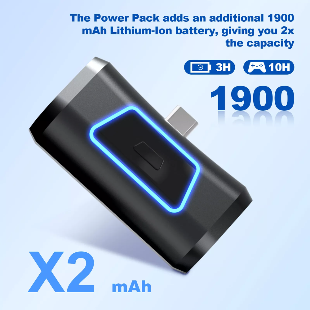 Rechargeable Battery Pack with LED Indicator for PS5 Controller