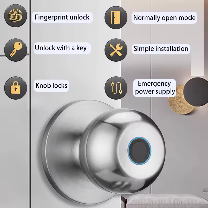 Biometric Fingerprint Keyless Smart Door Lock