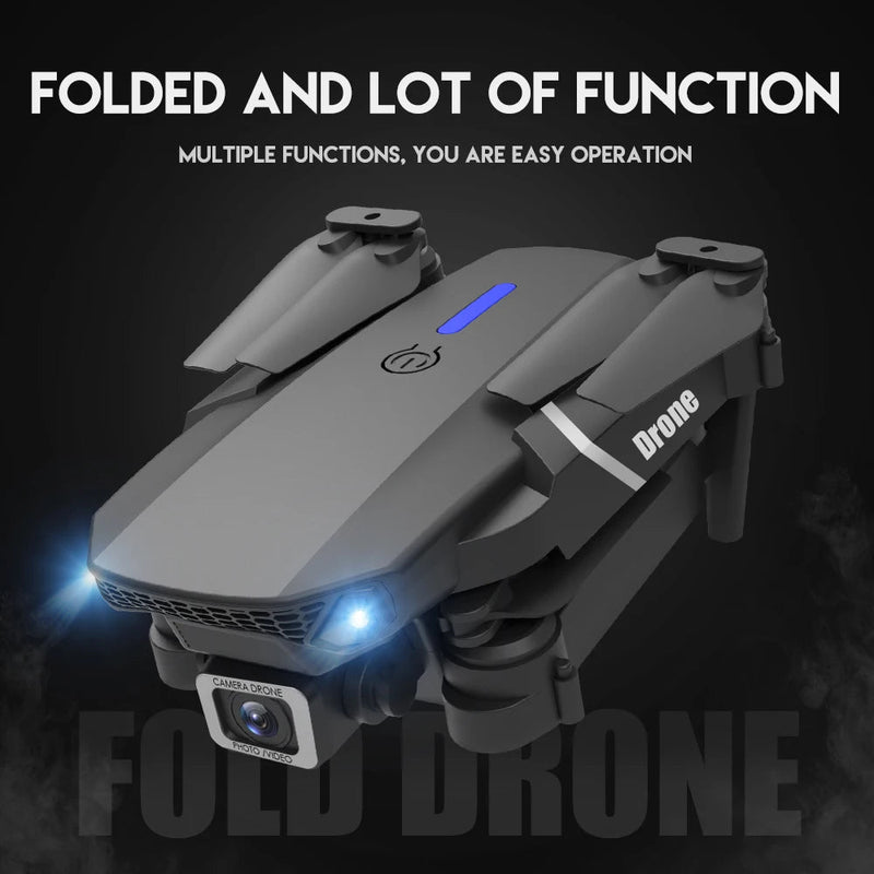 Foldable Quadcopter Drone - WIFI FPV, HD 4K Camera, Altitude Hold