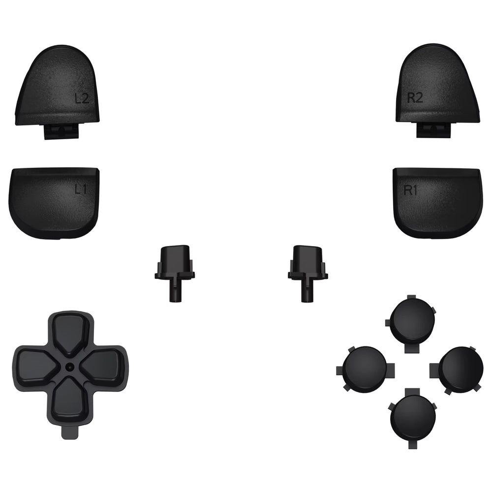 Replacement Full Set Buttons Compatible with Ps5 Controller - Solid Series