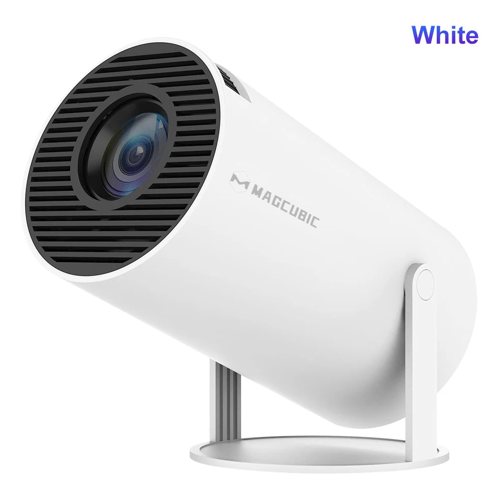 High-Definition Portable Projector with Screen Mirroring and Dual Wi-Fi 