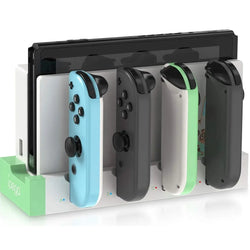 Nintendo Switch Joycon Charging Dock Station - Charges up to 4 Controllers, Compatible with Switch and OLED Model