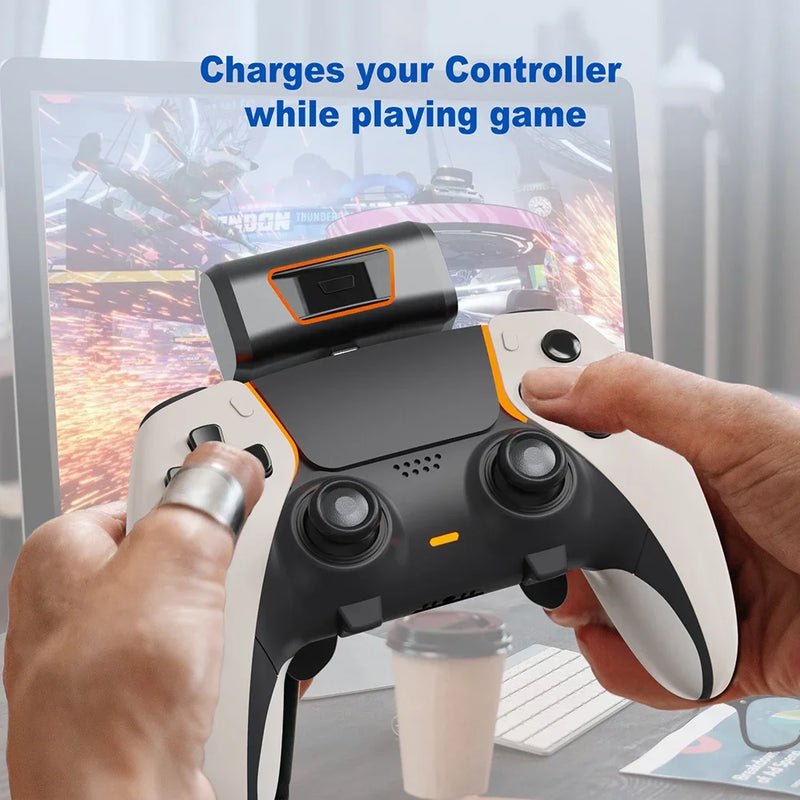 PS5 Wireless Controller Charger and Rechargeable Battery Pack 