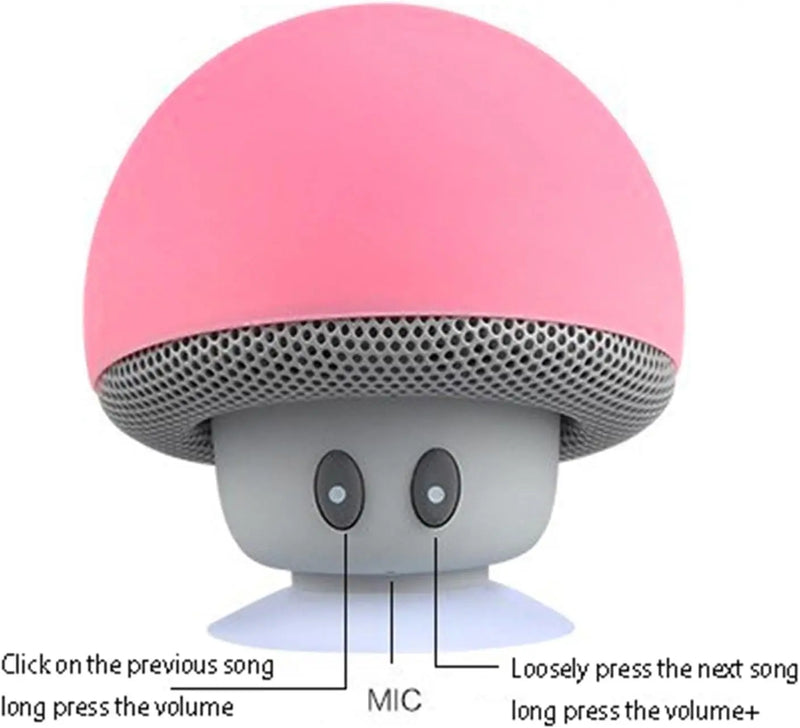 Wireless Bluetooth Speaker with Suction Cup