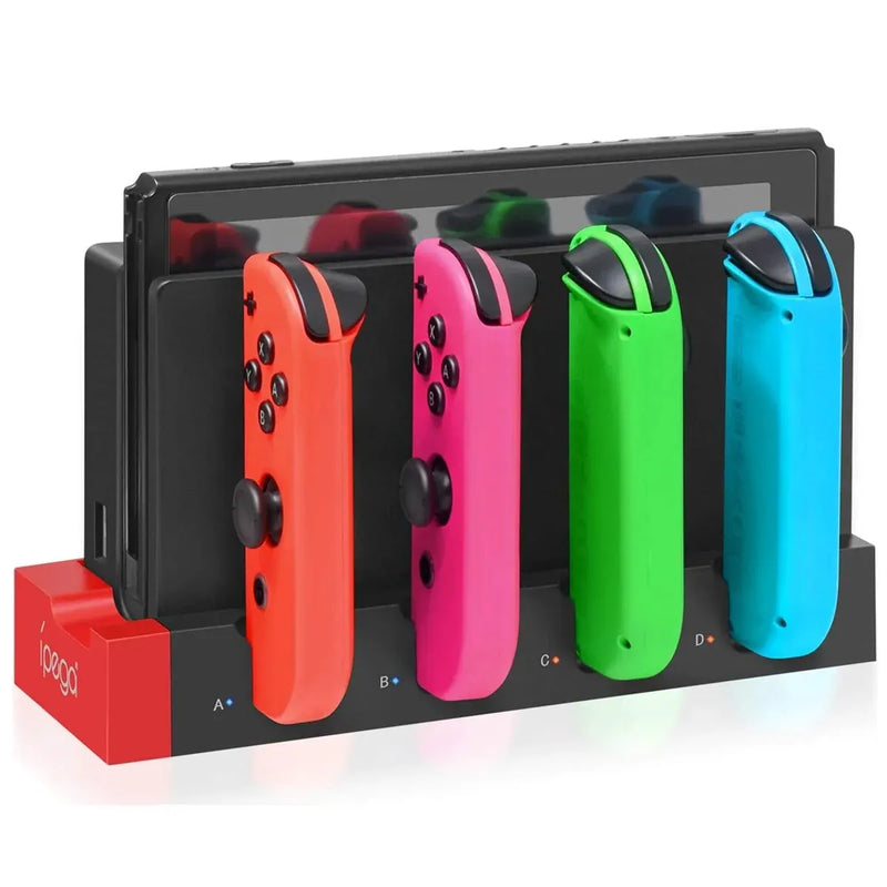 Nintendo Switch Joycon Charging Dock Station - Charges up to 4 Controllers, Compatible with Switch and OLED Model