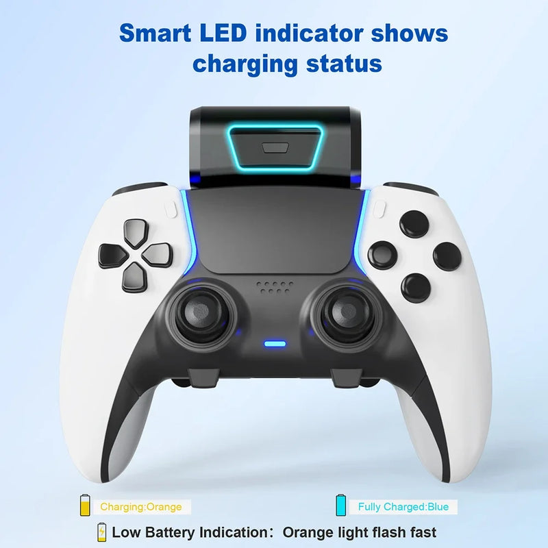 PS5 Wireless Controller Charger and Rechargeable Battery Pack 