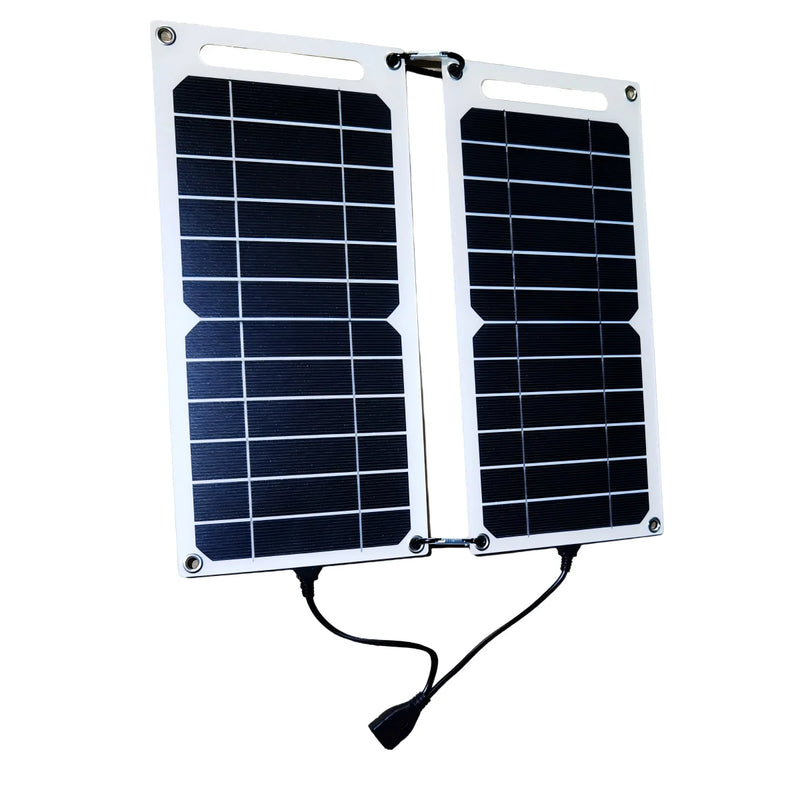 35W Solar Panel with USB Portable Battery