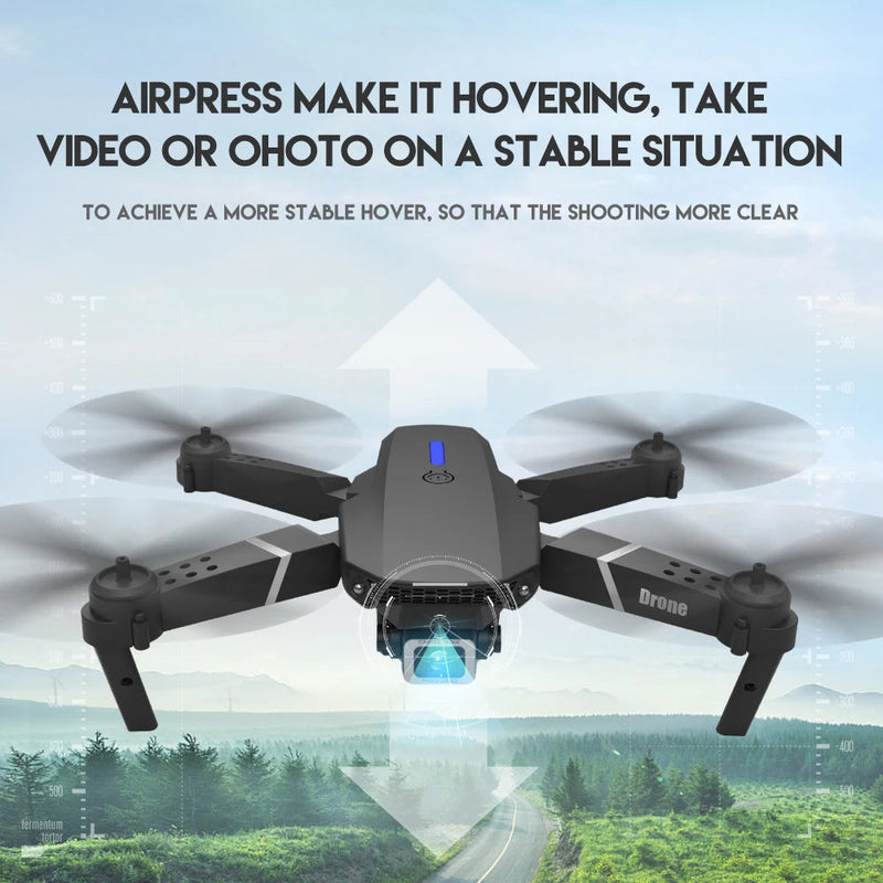 Foldable Quadcopter Drone - WIFI FPV, HD 4K Camera, Altitude Hold