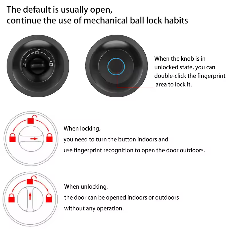 Biometric Fingerprint Keyless Smart Door Lock